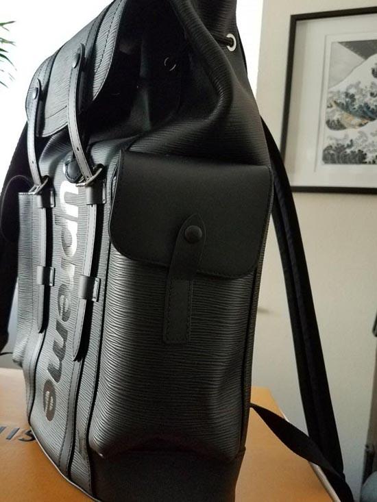 ルイヴィトン スーパーコピー × SUPREME シュプリーム M53413 Epi Christopher Backpack PM エピ クリストファー リュック バッグ